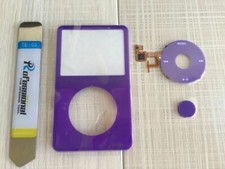 iPod Video 5th 30/60/80GB Front Housing Case Cover Clickwheel Button PURPLE