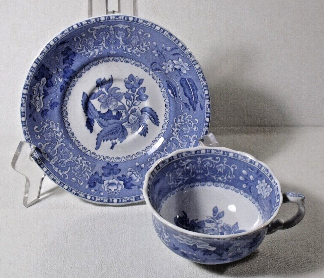 Spode CAMILLA BLUE Cup(s) Saucer(s) EXCELLENT Made in England