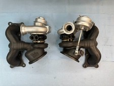 Pair Turbo Turbocharger Oem Set Frontrear For Bmw N54 08-16 135i 535i Z4 3.0l