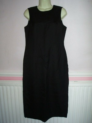 plain black shift dress uk