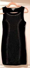 SPEECHLESS STUDDED BODYCON SLIMMING STRETCH DRESS NEW