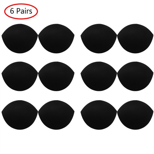 6 Paia Reggiseno Spugna Miglioramento Seno Push Up Cuscinetti Inserti Sport Bikini Coppe 11cm - Foto 3 di 21