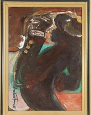 Andrew Turner “Abstract figure” oil on canvas