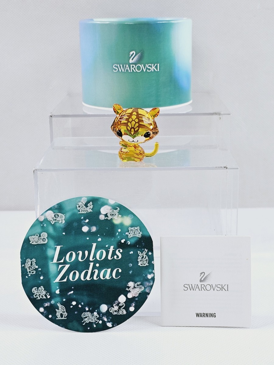 Swarovski 5004487 Lovlots Zodiac Tora The Tiger Crystal Figurine w