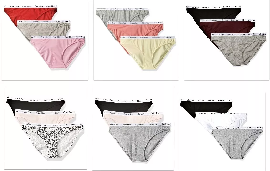 Calvin Klein CK Carousel Bikini Panty Underwear for Women Size