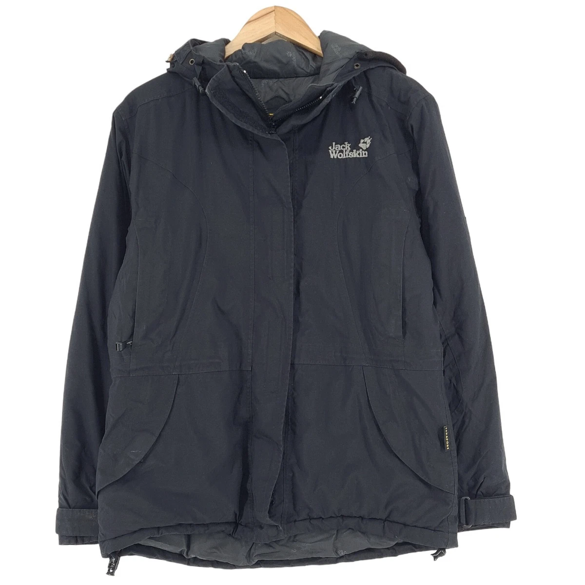 Jack Wolfskin Texapore Insulated Black Jacket Waterproof