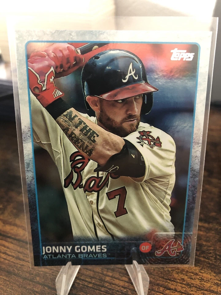 2015 Topps Update Series - #US387 Jonny Gomes - rainbow foil!!! - Image 1 of 1