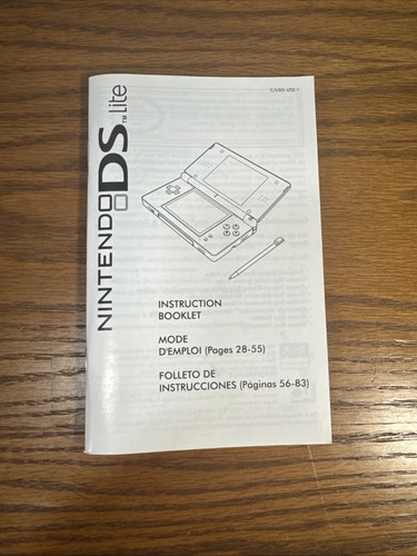 Nintendo DS Lite USG-001 Handheld Game Console System With Box & Adapter - Picture 17 of 23