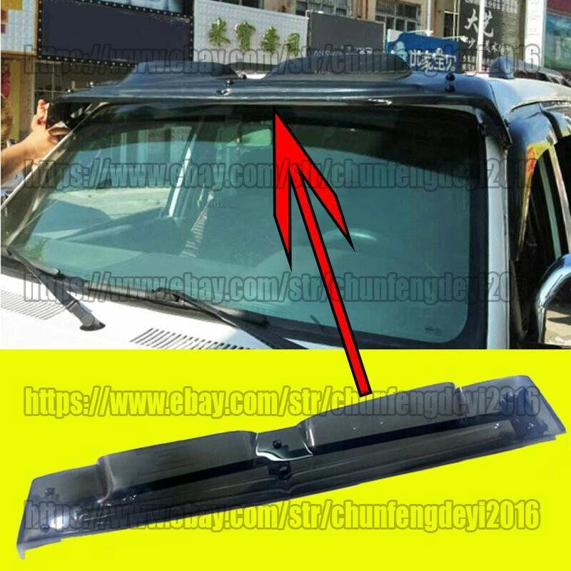 For Toyota Land Cruiser Prado LC90 FJ95 3400 1996-2002 Front Spoiler Sun Visor - Image 2 of 4