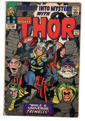 JOURNEY INTO MYSTERY #123 (1965) - GRADE 4.0 - THOR ABSORBING MAN APPEARANCE