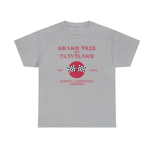 Camiseta unisex de algodón pesado Grand Prix of Cleveland Ohio Burke Lakefront Airport - Imagen 10 de 13