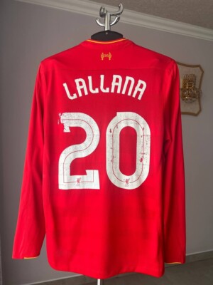 LIVERPOOL 2016 17 HOME FOOTBALL SOCCER SHIRT LONG SLEEVE NEW