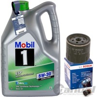 Bosch ÖLfilter+Mobil 1 ESP ÖL Passend FüR Audi A1 Skoda Fabia VW Polo 1.0TSI