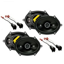 Fits Ford Excursion 2000-2005 Factory Speaker Upgrade Kicker 2 DSC68 Package