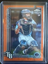 2025 Topps Chrome Baseball Logan Driscoll RC Rookie Orange Logofractor /25