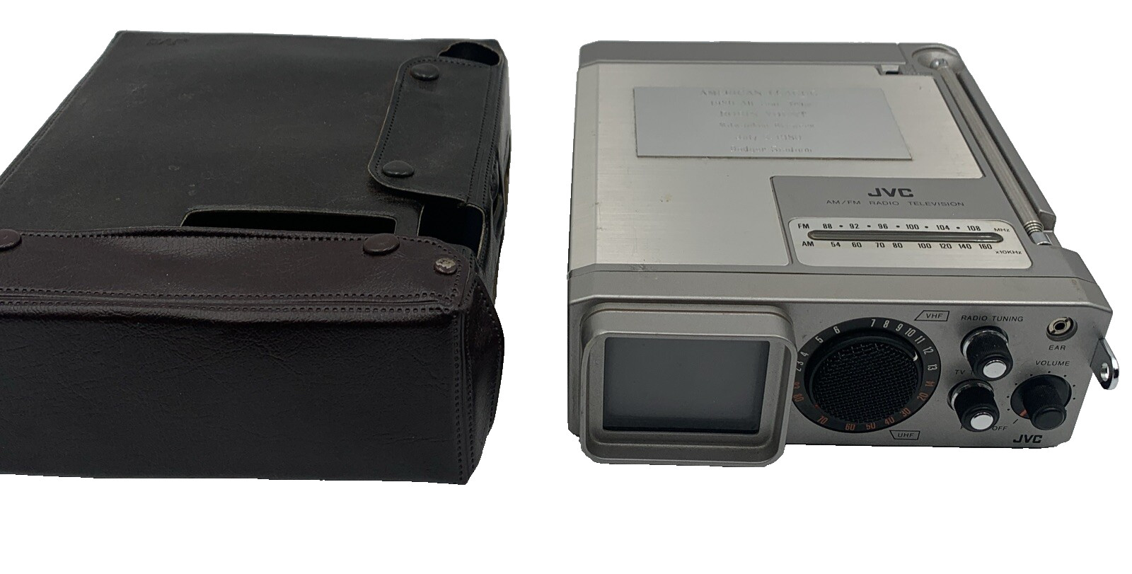S Gift Jvc P-100ae Portable Tv & Radio With Case