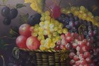 Original Oil Painting On Canvas~Grape In Basket — photo 2