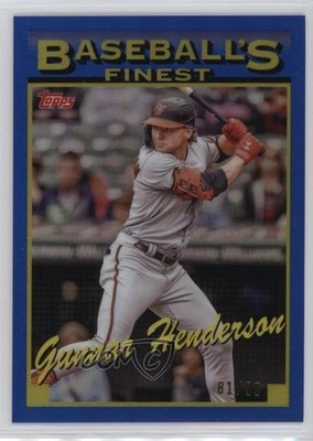 2024 Finest What If…1993 Prototypes Blue Refractor 81/99 Gunnar Henderson 0j5i