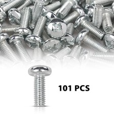 100 License Plate Screws Front Rear Fit For Toyota Honda Lexus 