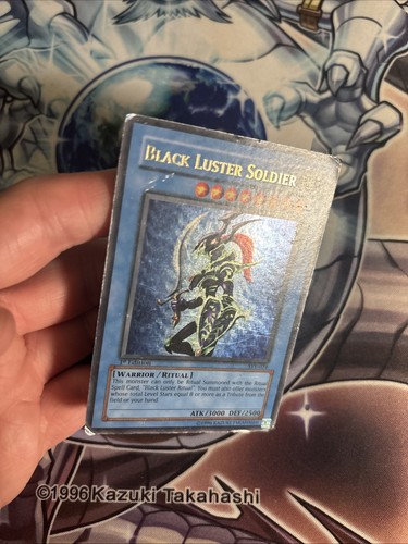 (66) Black Luster Soldier 1st Edition Yu-Gi-Oh Card SYE-024 Ultra Rare Played HP - Picture 5 of 24