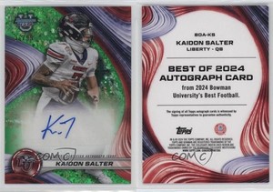 2024 Bowman U Best of Green Mini-Diamond Refractor /99 Kaidon Salter Auto
