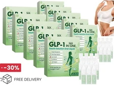 GLP 6-in-1 Health Solution Oral Liquid for Weight Loss & Blood Sugar Support