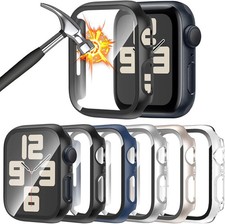  6 Pack Case for Apple Watch SE 3/SE 2Nd Gen Series 6 5 4 SE 40Mm Screen Protec