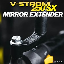 EXTENSOR DE ESPEJO NEGRO APTO PARA SUZUKI V STROM SX 250