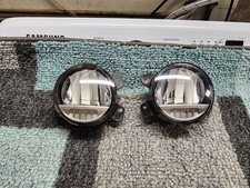 2017-2024 Jeep Wrangler Jk Oem Front Bumper Fog Lights Led Pair Off 2018