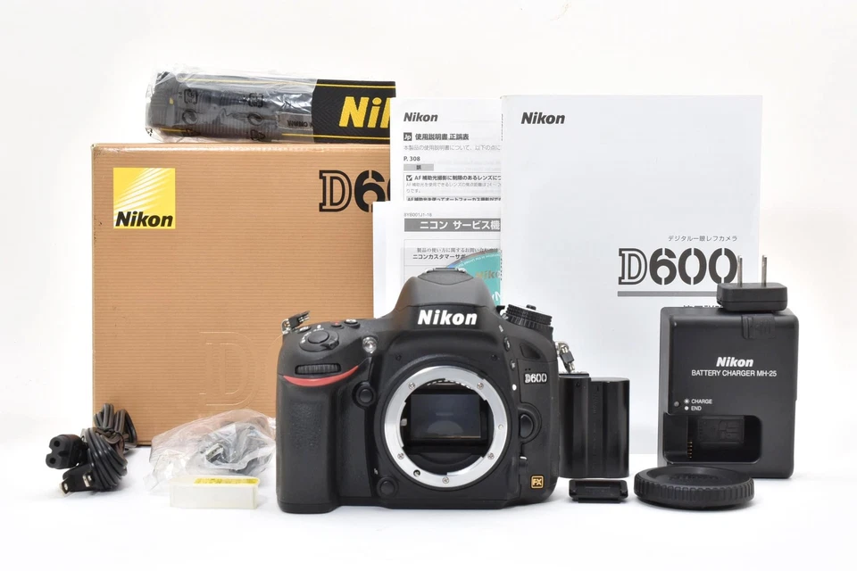 2218 снимков [новый с коробкой] Nikon D600 24,3 Мп цифровая зеркальная камера из Японии #2686772 - Изображение 2 из 4