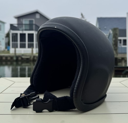 Open face helmet- Medium, Black