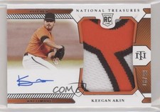 2021 National Treasures Rookie Material Signatures 16/99 Keegan Akin Auto a8r