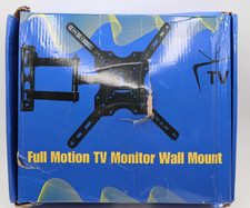 Full Motion TV Monitor Wall Mount for Most 13-42 Inch LED LCD Flat Curved Scr...