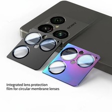 For Sony Xperia 1 VIII Metal Camera Bezel Len Glass Protector Film Cover Sticker