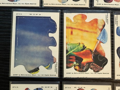 1967 Topps Maya Puzzle complete set 1-16 RARE, EXMT, *SEWALL* - Picture 4 of 8