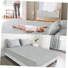 Fitted Sheet Only, Super Soft Cozy Size Bed Sheets for Boys Kids Twin 1 Gray