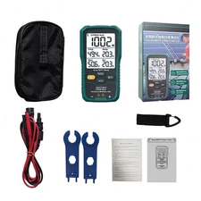 Solar MPPT Power Meter with Open Circuit Voltage 12~150V Data Hold Function