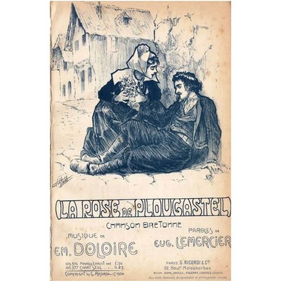 Rivoli Antiques: Antique Chanson Sheet Music - Purgasteurs Rose ~ 1900s