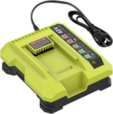 40V Rapid Charger for Ryobi One Plus 40Volt lithium-ion Battery Charger OP401
