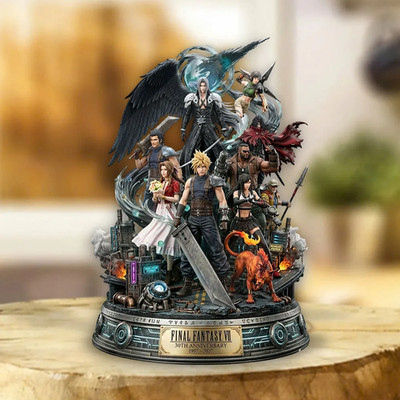 Final Fantasy VII 30th Anniversary Custom Shape Acrylic Plaque