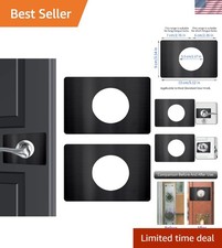 2 Pack Stainless Steel Door Lock Repair Plate - Reinforcement  Security