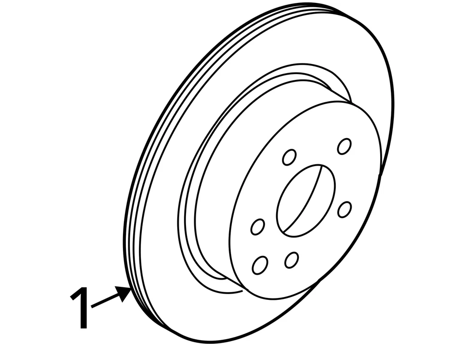 Rotor de frenos traseros Nissan 370Z 2009-2020 12,10" diámetro 10841391 Foto 4 de 4