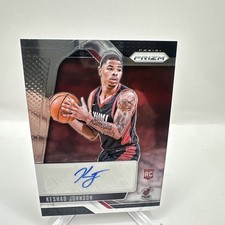 Keshad Johnson 2024-25 Panini Prizm NBA RC Rookie AUTO #RSI-KJH Heat