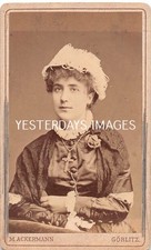 Woman Crucifixs M.Ackermann Gorlitz Carte de Visite Cdv Photograph (547)