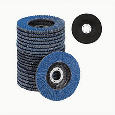 115 mm 20 Pack Flap Discs Grinding Sanding Wheels 80/120 Grit Angle Grinde UK 0.67 per disc