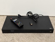 LG UBKM9 4K Ultra-HD Dolby Vision HDR Blu-ray Player DVD CD With Remote