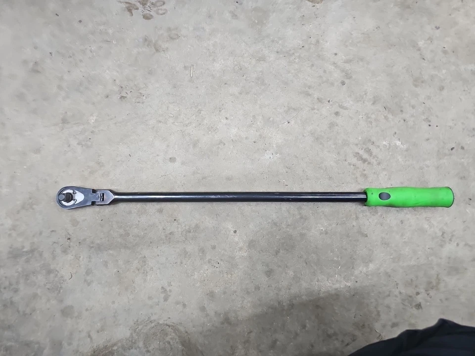 Cornwell Tools SRF80LHNGB 1/2" Dr Flex Head Green 80 Tooth Industrial Ratchet. - Image 2 of 4