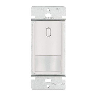 MS100WR Wall Control for Bathroom Exhaust Fan, White Motion Wal Sensor