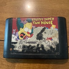 Krusty’s Super Fun House SEGA Genesis Cartridge Only 