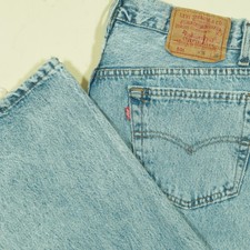 Vintage 80s Levis 501 Acid Wash Jeans Mens 36 Fits 33 Blue Original Fit